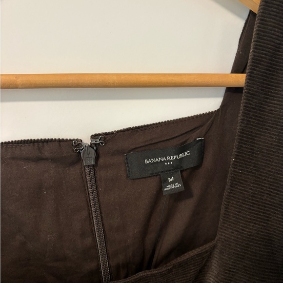 NWT Banana republic Brown Pinafore Dress - Picture 3 of 6